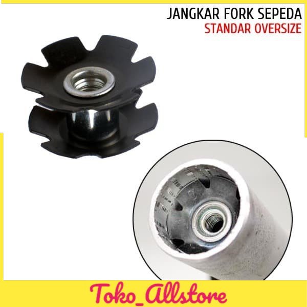 STARNUT JANGKAR FORK STAR NUT FORK SEPEDA JANGKAR FORK OVERSIZE TAPERED