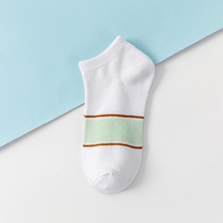 SF - Kaos Kaki Ankle Cute Kaos Kaki Pendek Polos dan Motif Semata Kaki Import Murah Motif Polos-KOTAK HIJAU
