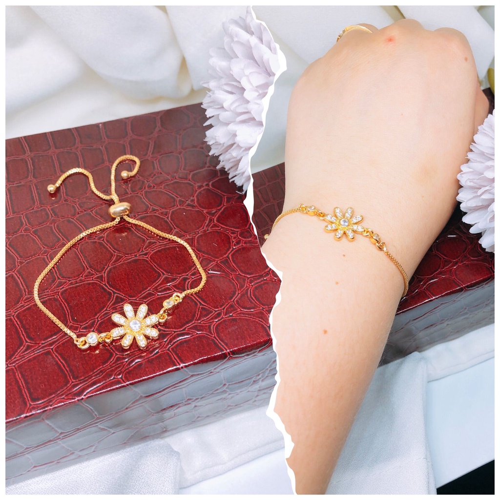 Gelang serut matahari emas Xuping