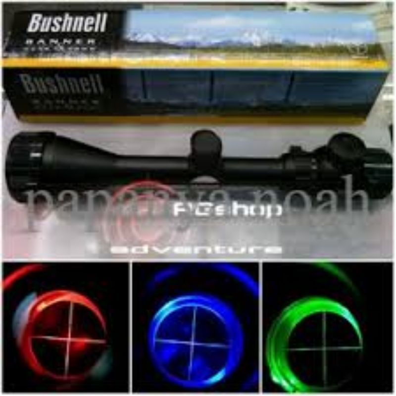 TELESCOP SENAPAN ANGIN BUSHNELL 3-9 X 40 super zoom
