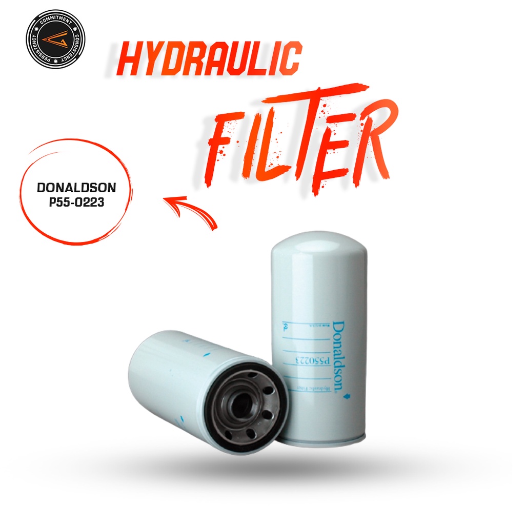 Donaldson Hydraulic Filter P55-0223/ P550223 / Solar Filter Hidrolik Donaldson Spin-On Hitachi Volvo
