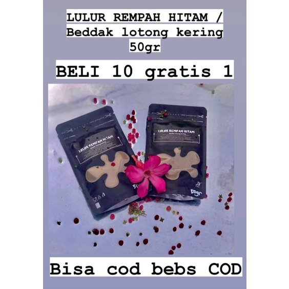LULUR REMPAH HITAM BEDDA LOTONG KERING 50gr