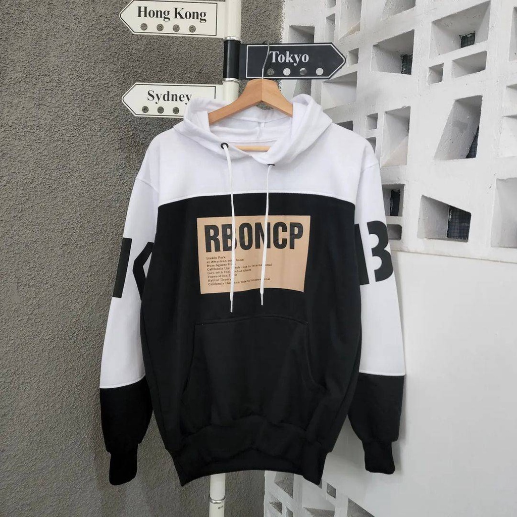 RBONCB Hoodie Sweater Jacket Oversize Pria Wanita Terbaru Kekinian Korean Style Fashion Outfit Kece Kasual Style Trendy Fashionable