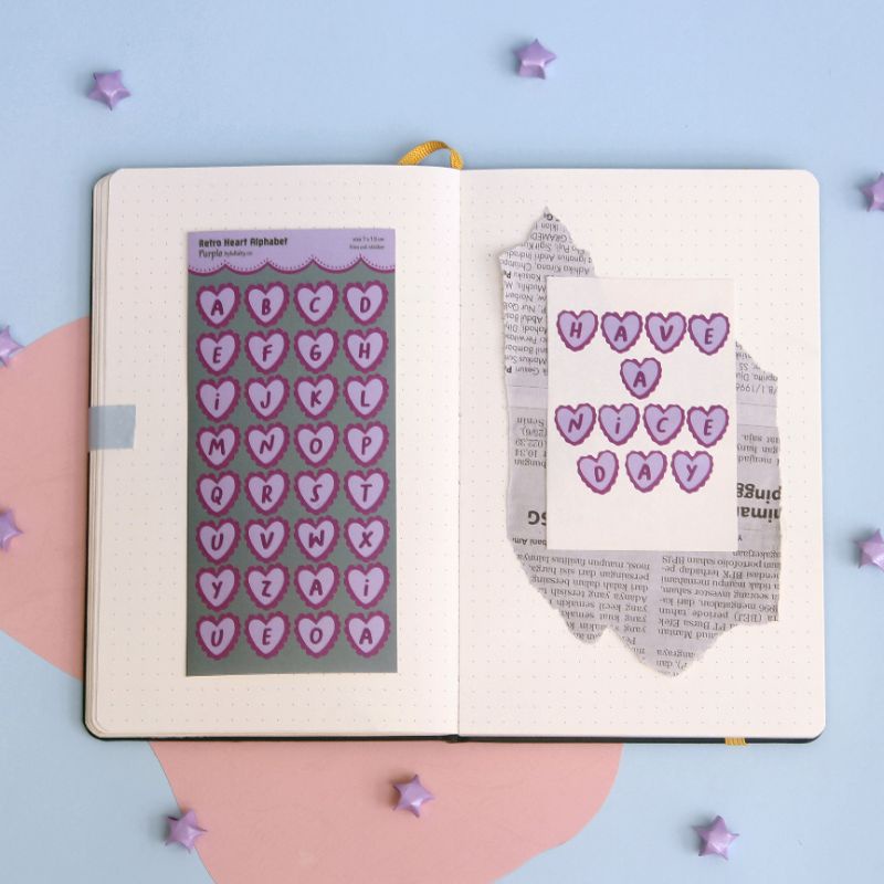 

Bylullany.co - Purple Heart Alphabet Sticker Sheet