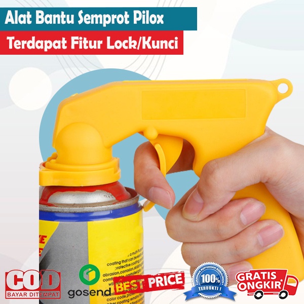 Adaptor Semprot Cat Pilok - Alat Bantu Cat Kaleng Pilox Semprot