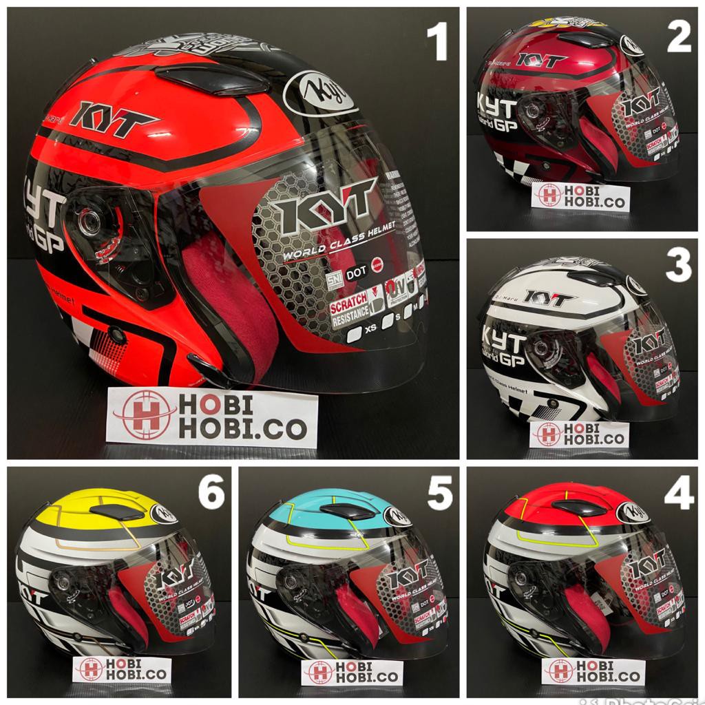 HELM KYT DJ MARU HELM HALF FACE MOTIF  KYT DJMARU SNI ORIGINAL