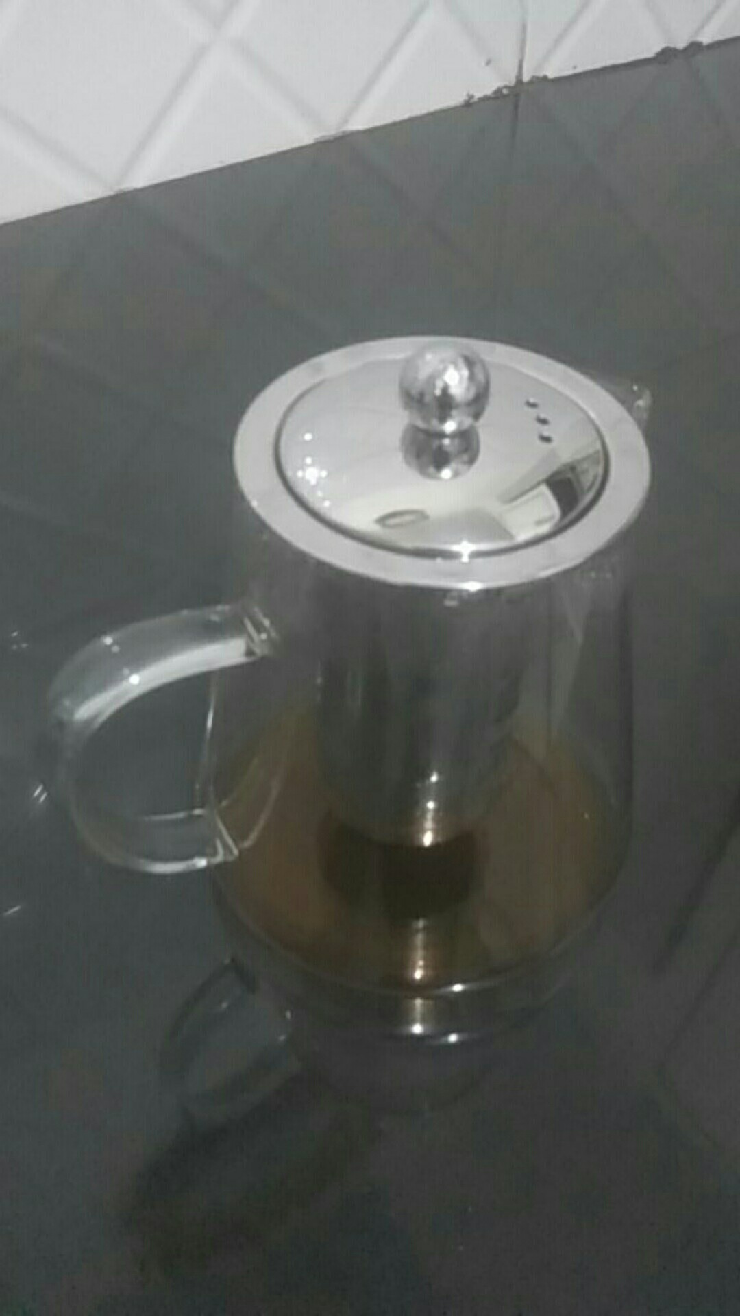 Teko Teh Kaca Dengan Saringan Tea Teh Teko Pitcher Teh Chinese Teapot Maker