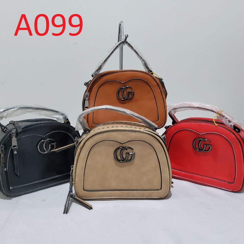 Murah! Tas Top Handle Bisa Selempang Wanita Unik Import 981-1/A099 Cuci Gudang