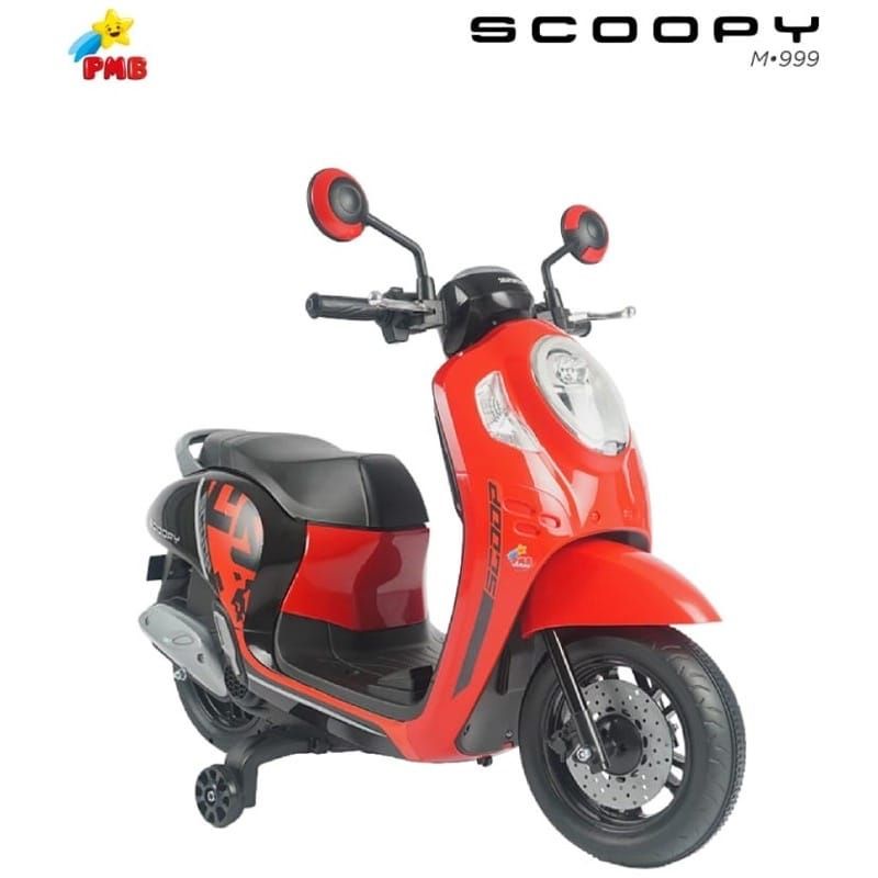 Motor aki anak scoopy PMB M999 skuter sepeda motor cas cesan