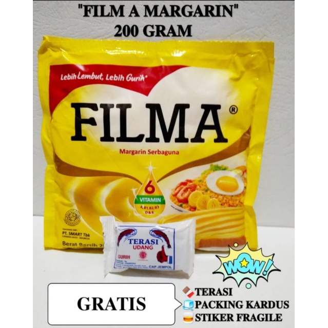 

Filma Margarin 200gram GRATIS terasi