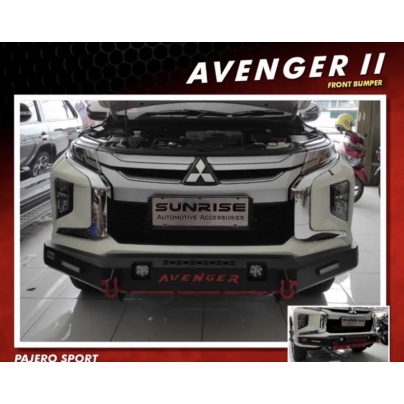 BUMPER DEPAN AVENGER II MITSUBISHI PAJERO SPORT 2016-2021