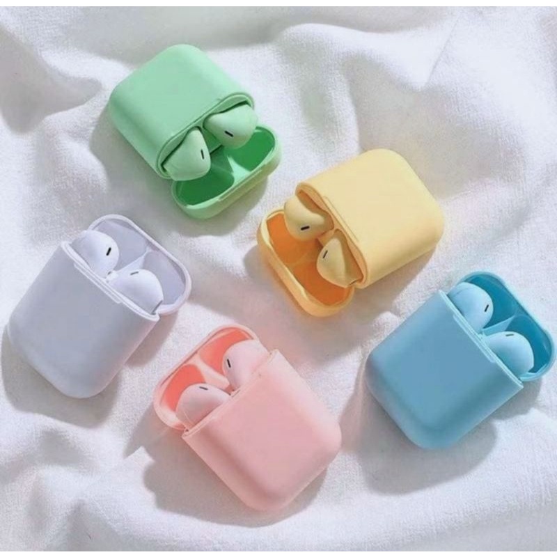 Inpods i12 Headset Bluetooth Earphone TWS  i12 Macaron