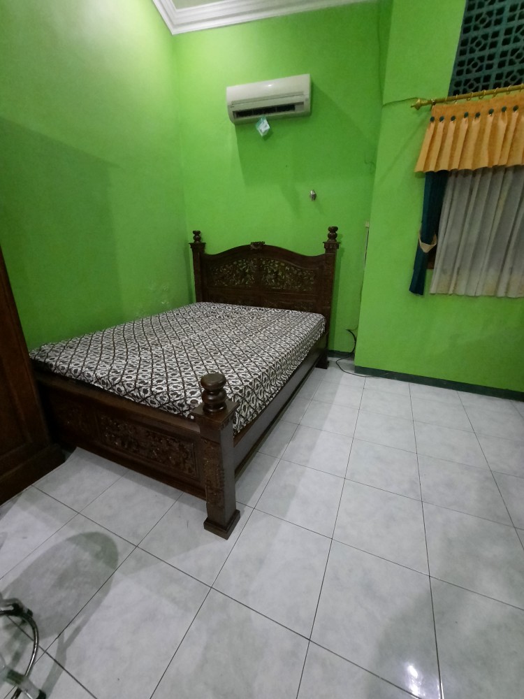 Tempat Tidur Ukir Kayu Jati Model Rahwana Jepara Unfinishing