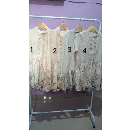 TUNIK LACE GARDEN SISA DI NOMOR 3&4