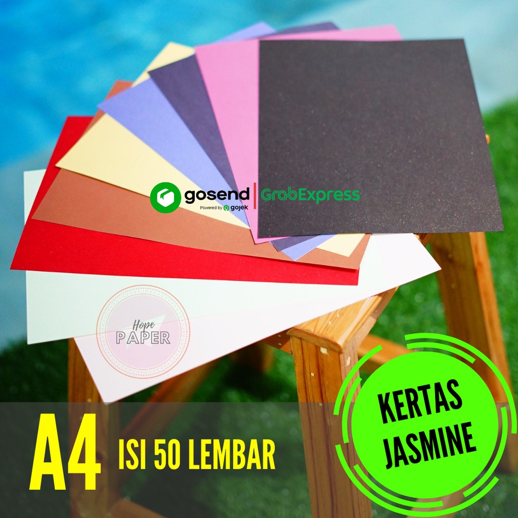 Kertas Jasmine A4 isi 50 lembar / Kertas Jasmine / Kertas Undangan A4