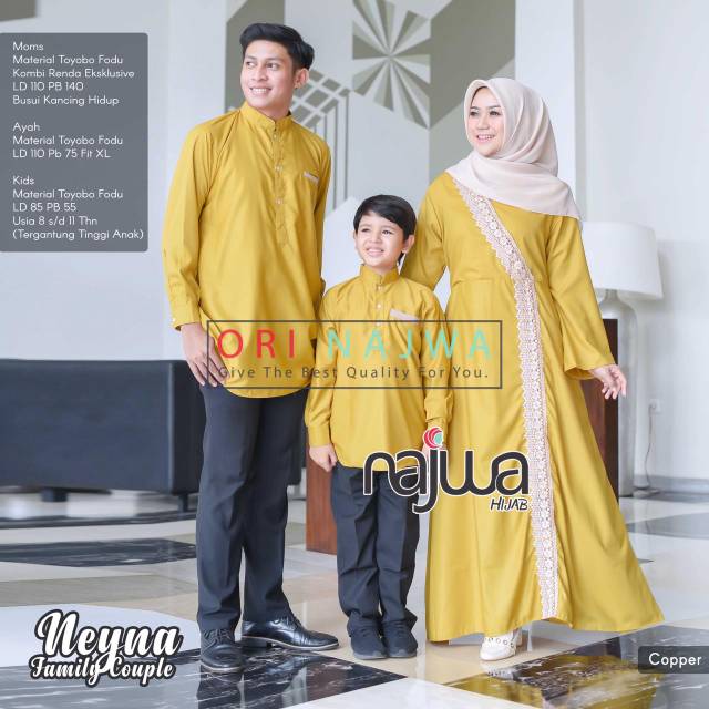 Couple Ayah Ibu Anak Neyna Toyobo Fodu Ori Najwa