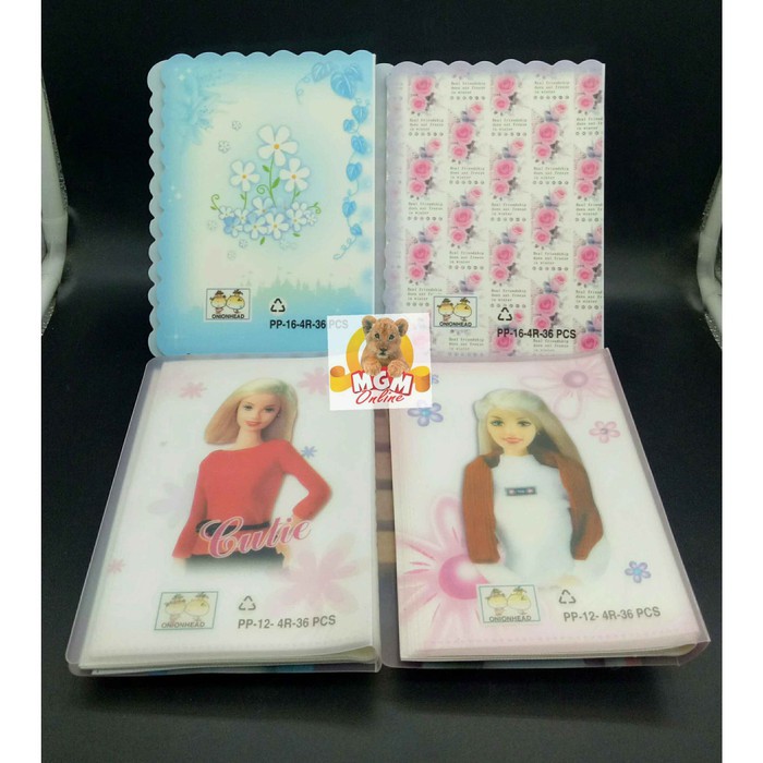 Album Photo 4R bisa muat sebanyak 36 foto album Motif Anak2