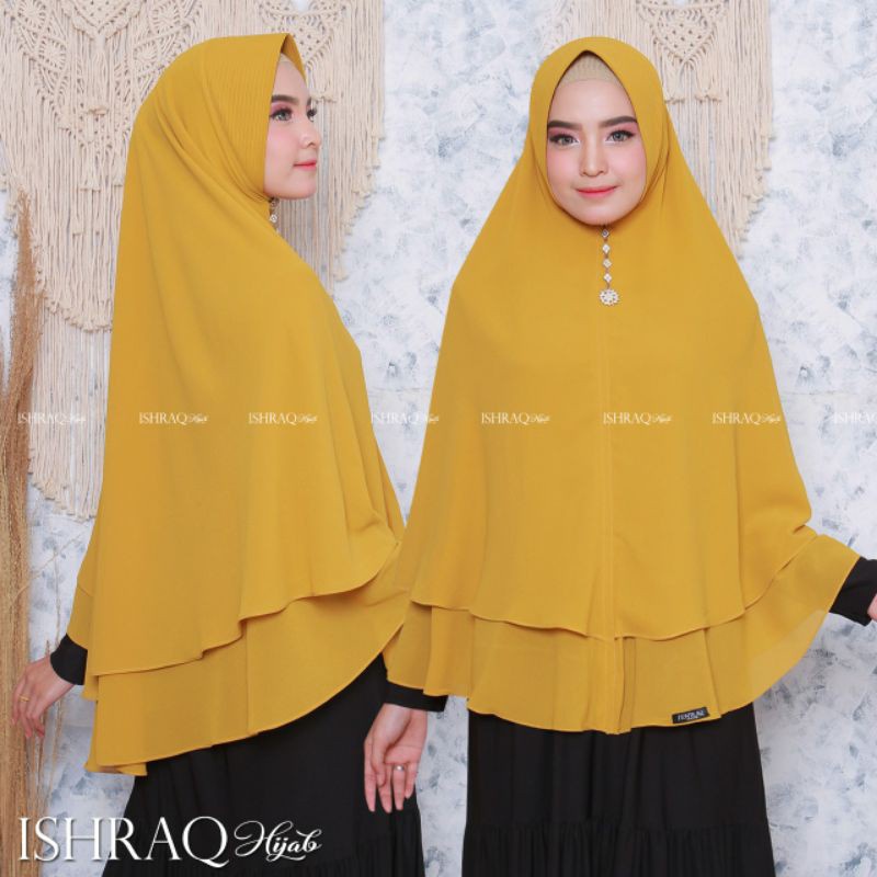 KERUDUNG MARYAM 2LAYER CERUTY BABY DOLL//BERGO 2 LAYAR JUMBO//HIJAB MARYAM CERUTY