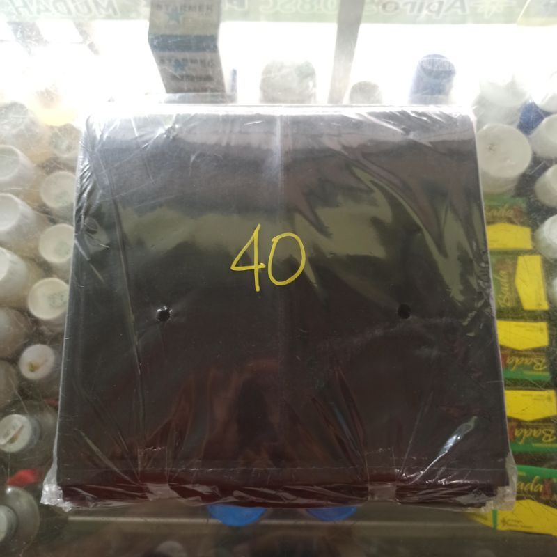 POLYBAG PLASTIK UKURAN 40 CM (20 x 30) | POT TANAMAN | POLYBAG SEMAI