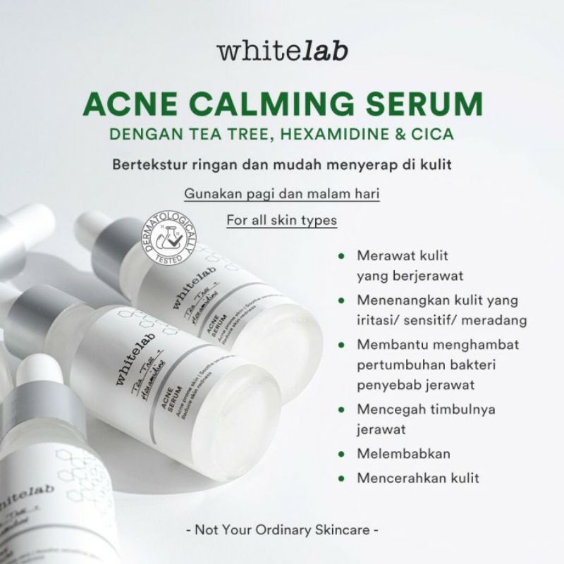 Whitelab Brightening Paket Wajah + Acne Calming Serum-2