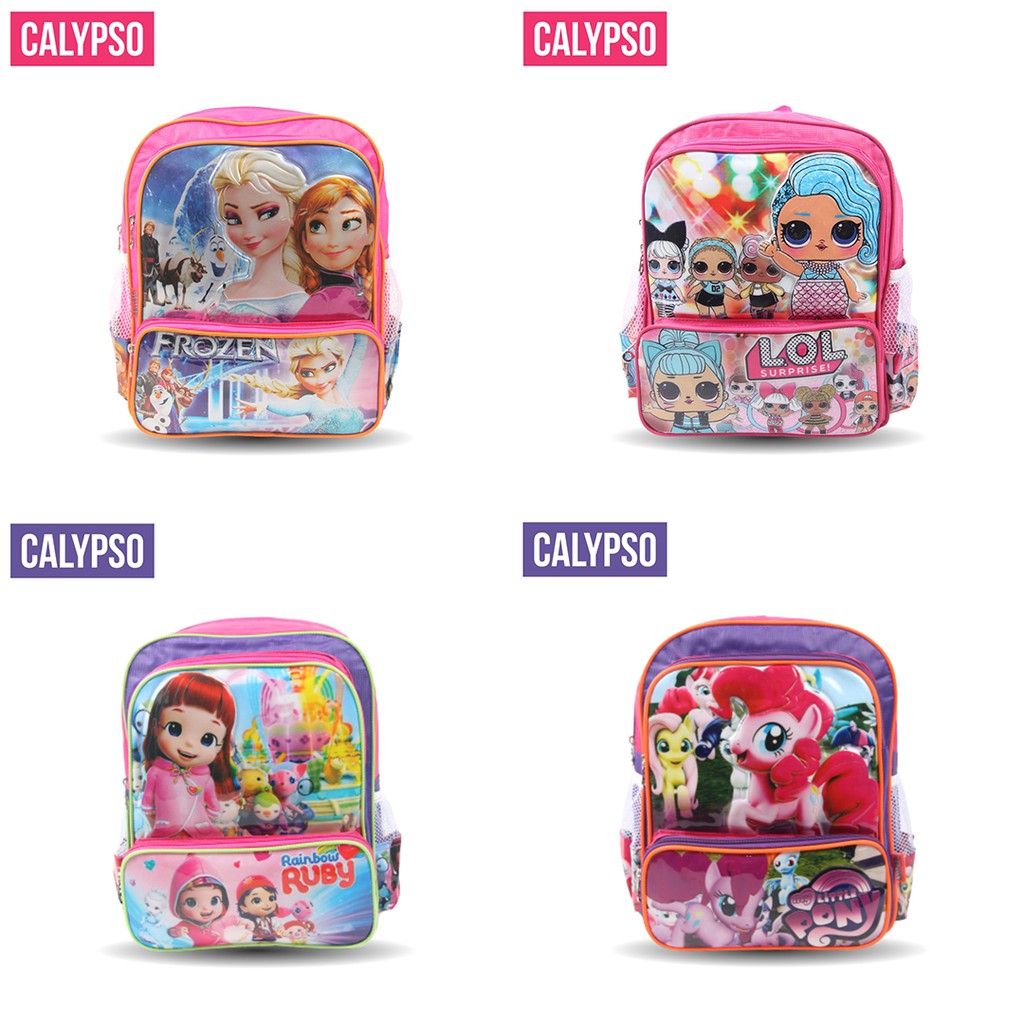 [KLIKTAS] Tas Anak Perempuan TK Paud Gambar Kartun LOL Calypso 3705/ Ransel Backpack Sekolah