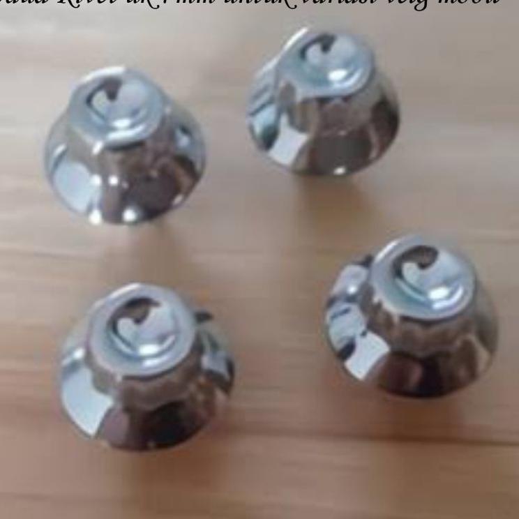 178 Ripet nut velg mobil variasi warna silver [KODE20]