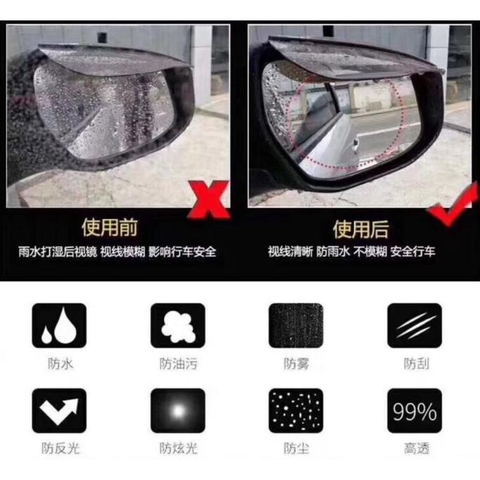 Anti Fog Film - Anti Embum Air Hujan Kaca Spion Mobil Grand Vitara rod4 Berkualitas