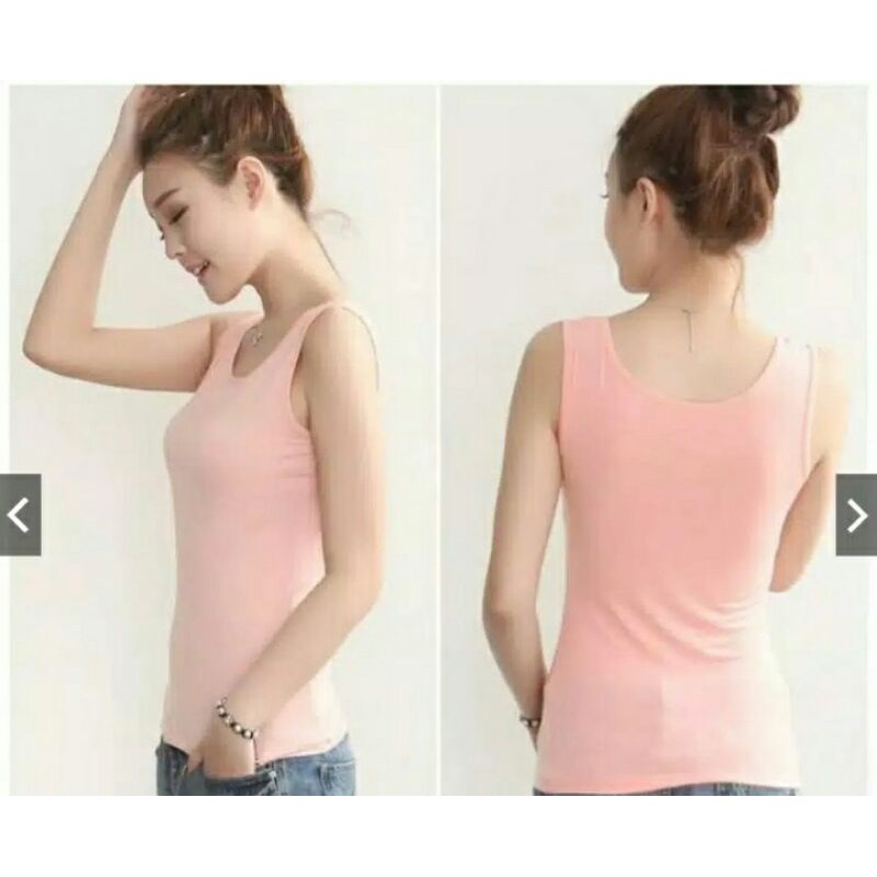 TANGTOP WANITA DEWASA IMPORT / TANKTOP CEWEK / TANK TOP Tali Besar L / SINGLET WANITA HARGA MURAH