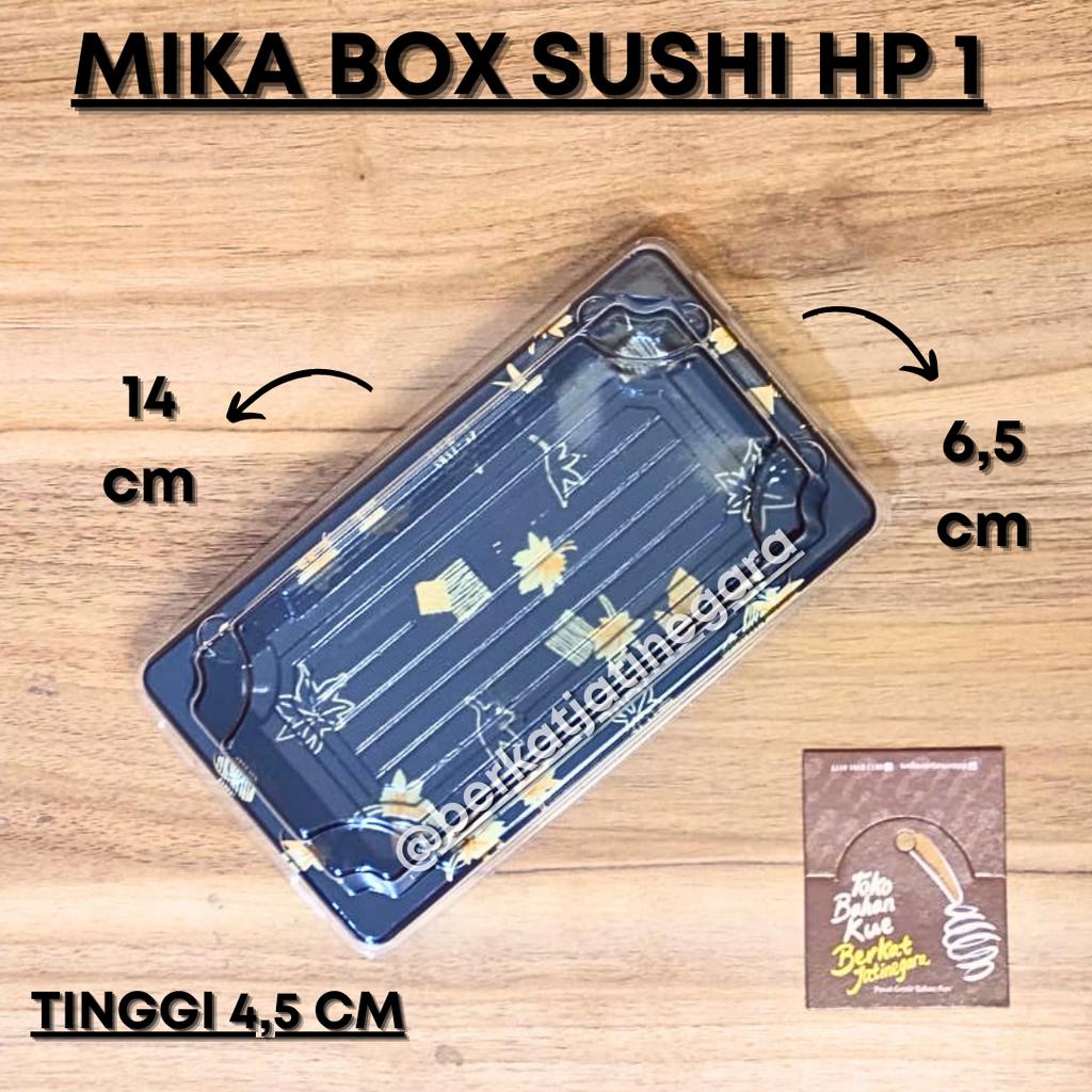 MIKA BOX SUSHI  / MIKA TRAY SUSHI ISI 10 PCS