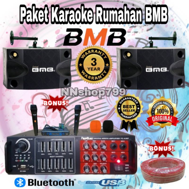Paket Karaoke Rumahan BMB CS 252 V / Professional Sound System Karaoke BMB CS 252V Original