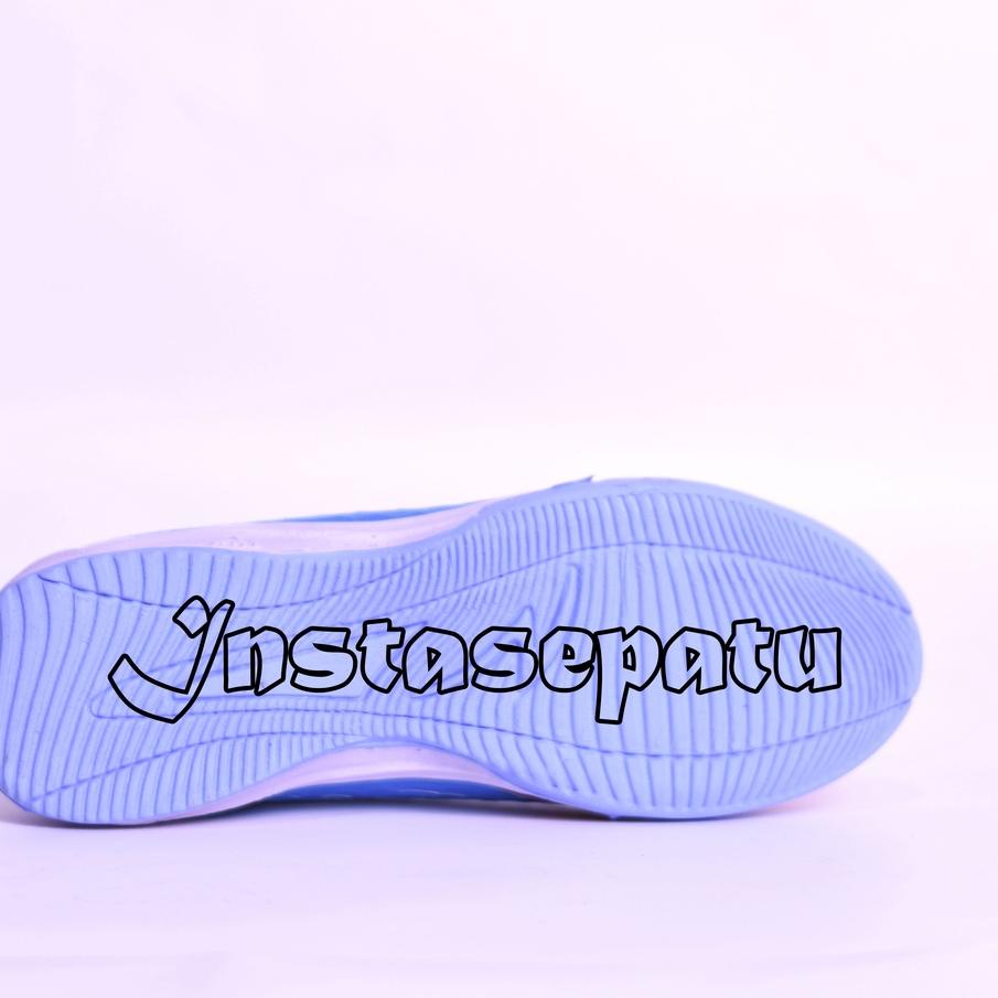 ♦ Sepatu Futsal Specs Accelerator Lightspeed 3 In-White/Tulip Blue/Emperor Red ✧