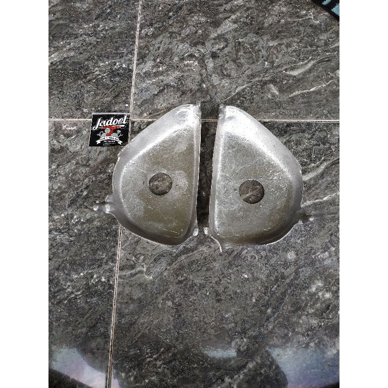 Box Dop Tepong Cover Samping Aki Accu Motor Honda CB100 CB 100 Alumunium Aquarium Akuarium