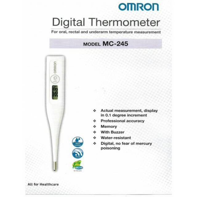 OMRON - DIGITAL THERMOMETHER MC245 MC 246 MC 243 / TERMOMETER DIGITAL / PERAWATAN SUHU BAYI DEWASA