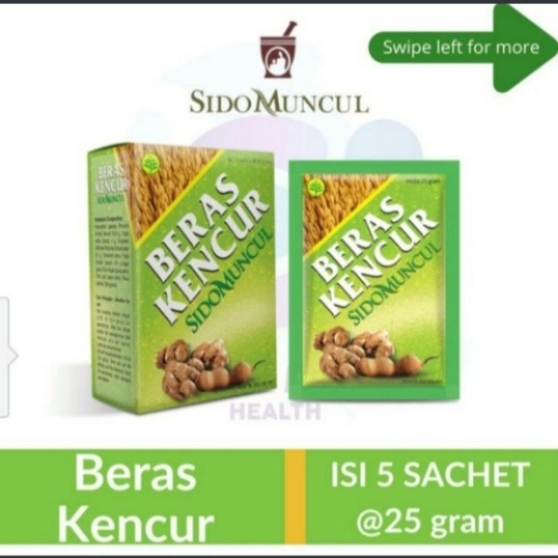 

beras kencur Sidomuncul isi 5 sachet