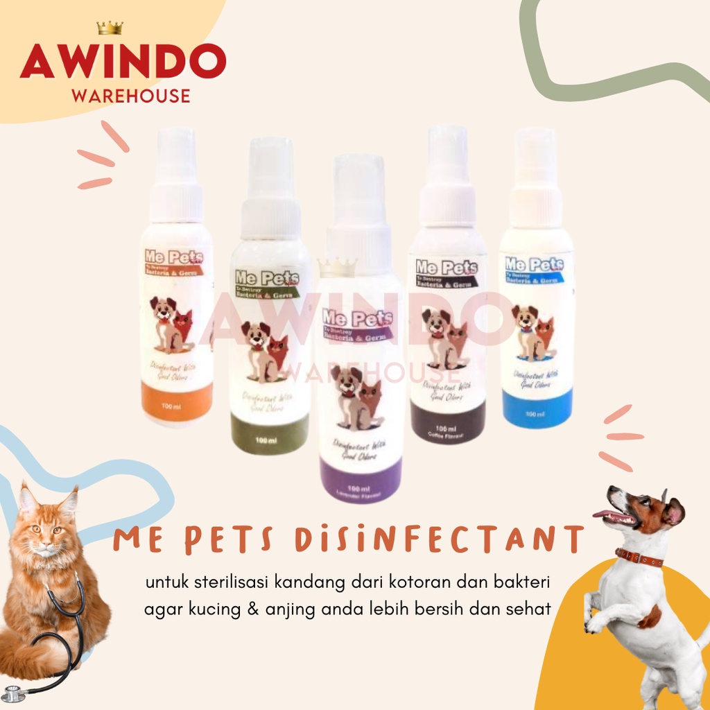 ME PETS DISINFECTANT - Disinfektan Pembersih Kandang Anti Bakteri Kucing Anjing Kelinci