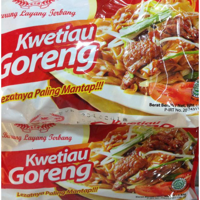 

KKVZ KWETIAU GORENG CAP BURUNG LAYANG TERBANG KWETIAW INSTANT 85 GRAM NBYI