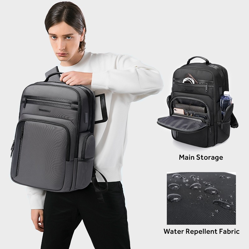 BG2602 Tas Bange Bag Backpack Pria Cowo Ransel Laptop 15.6 17 Inch USB