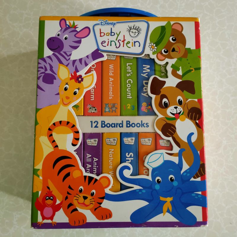 PRELOVED 97% MULUS ❤️(Liat Foto utk Kondisi) BOOK BLOCK BOXSET: DISNEY BABY EINSTEIN(12 BOARD BOOKS)