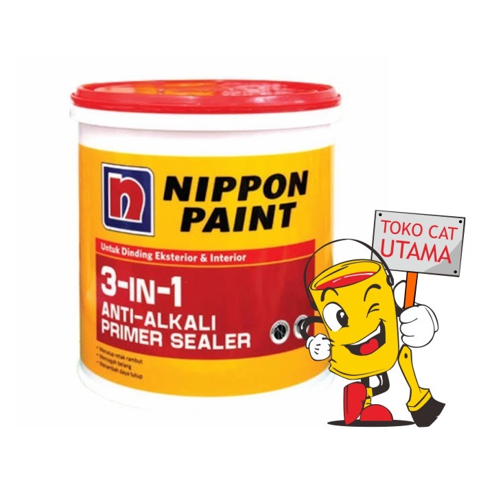 Nippon 3in1 Anti Alkali Primer Sealer (WB) Abu 20 Lt