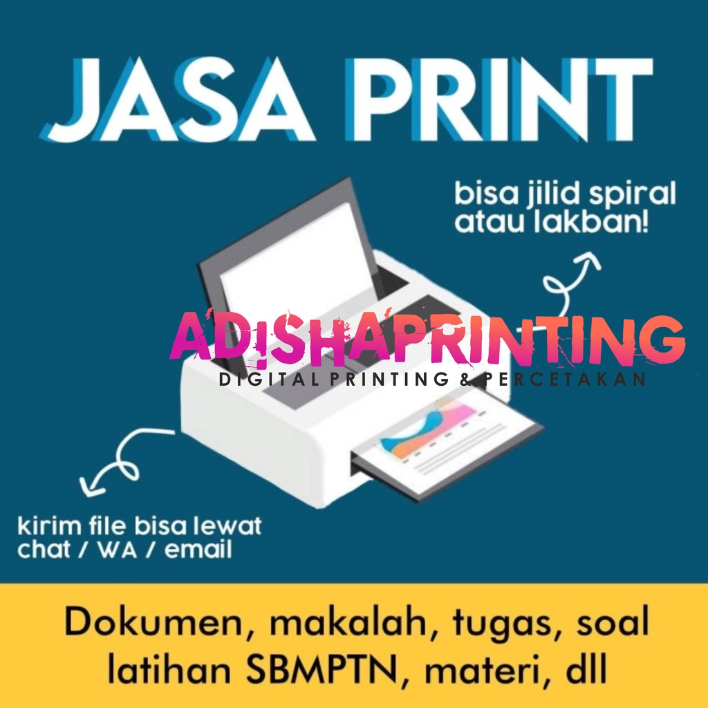 

PRINT ONLINE DOKUMEN TERMURAH DAN TERCEPAT 1 HARI JADI (HITAM PUTIH/WARNA) KHUSUS A4/F4/QTO