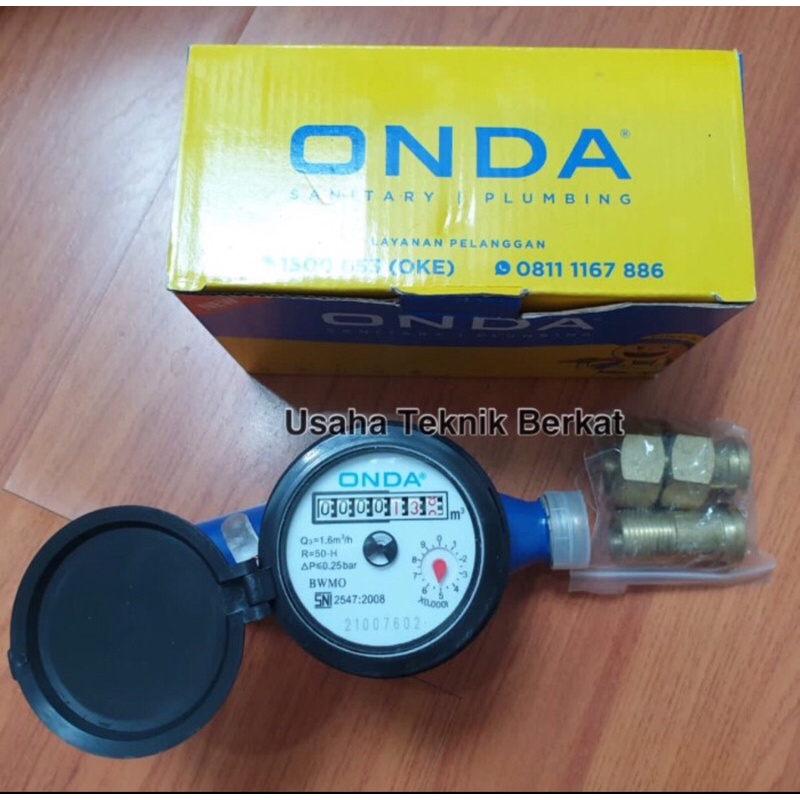 Meteran air / water meter onda 1/2” inch