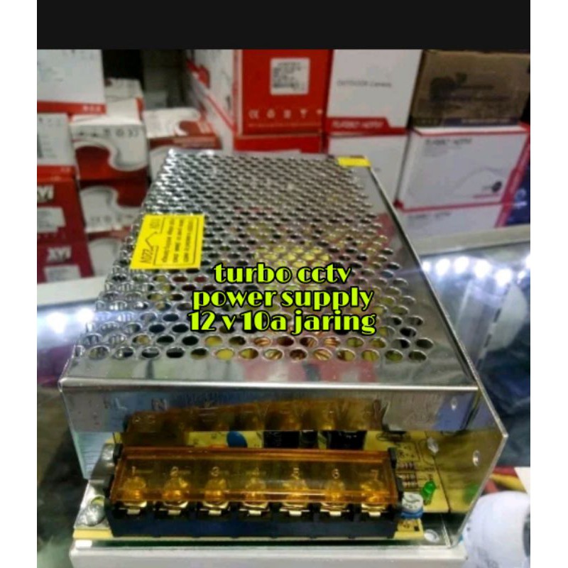 power supply 12v10a jaring buat kamera cctv &amp; LED 120w