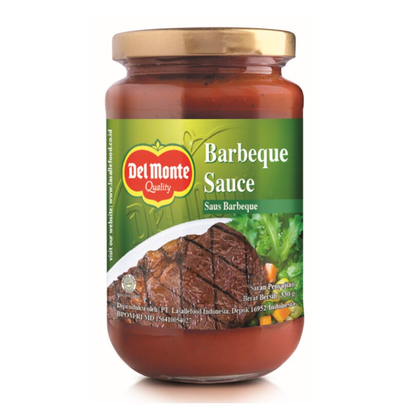 Jual DEL MONTE Barbeque Sauce Jar 330g / DELMONTE BBQ saus / HALAL MUI