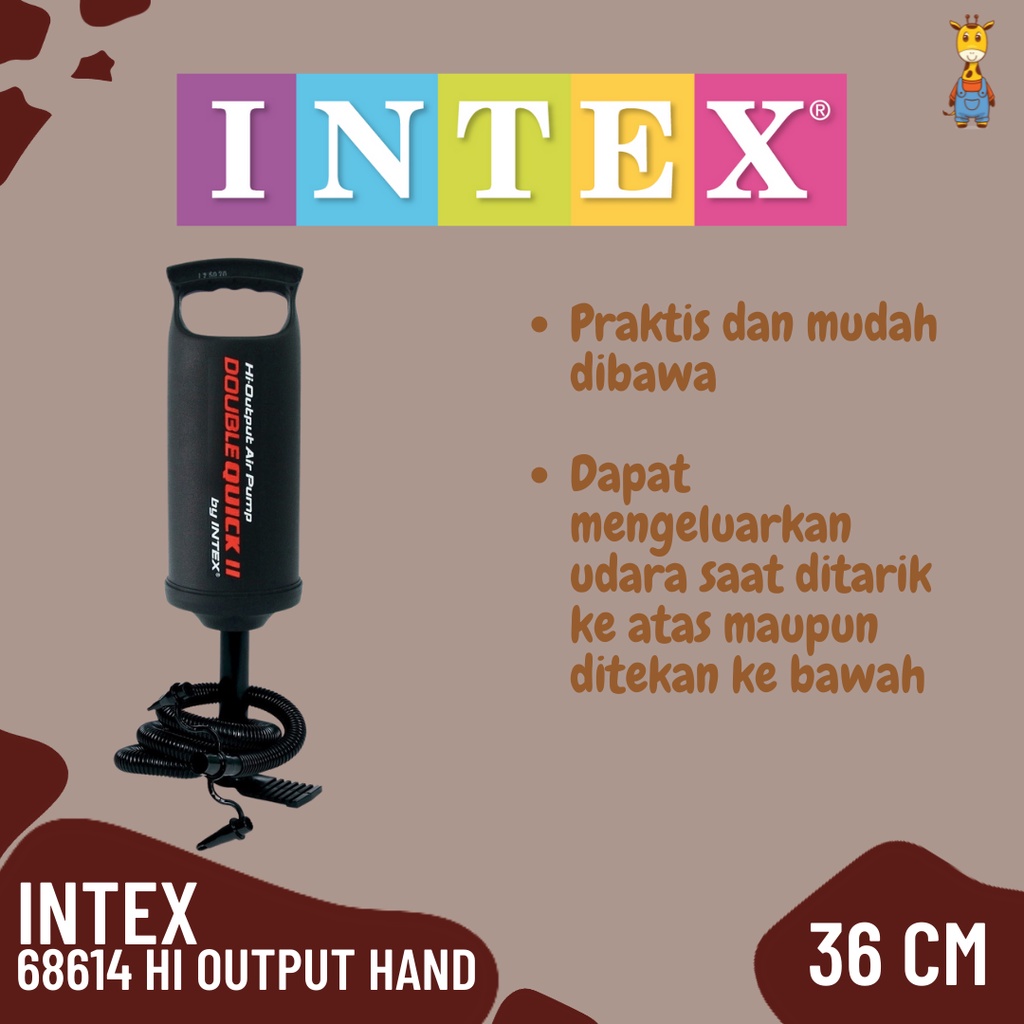 INTEX 68614 Hi Output Hand Pump