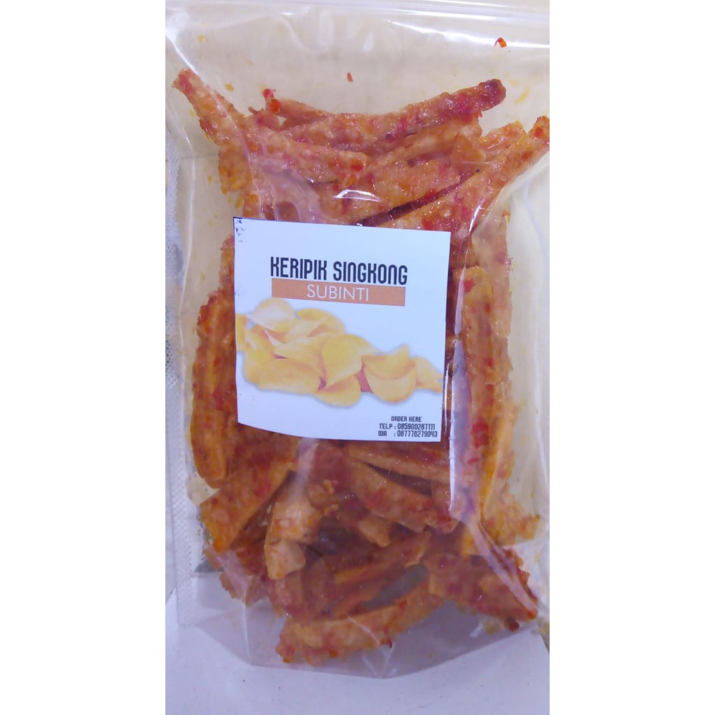 

keripik kripik singkong Pedas Legit Asli Bandung 125gram cabe merah