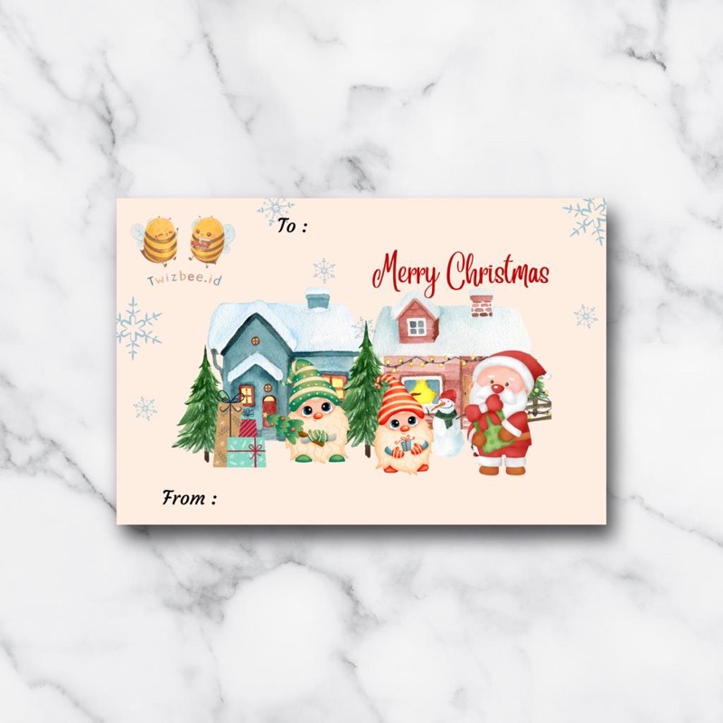 

christmas card dan christmas wrapping gift