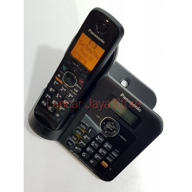 Telepon Wireless Panasonic KX-TG3811 / Cordless Phone Panasonic KX-TG3811 Hitam