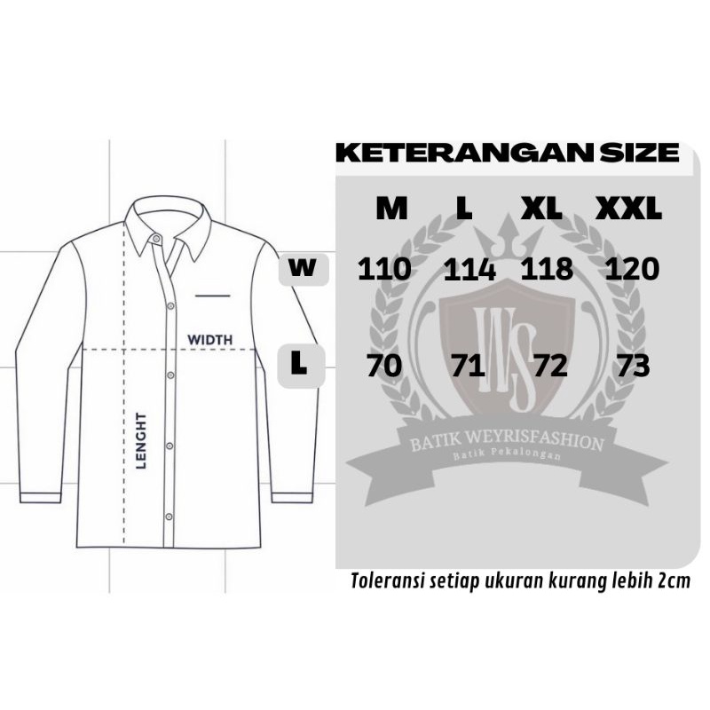 Kemeja Batik Pria Lengan Panjang Batik Modern Batik Spesial Warna Batik Ungu Batik Lilac Batik Purple Batik Violet Baju Batik Terlaris Size M L XL XXL | Weyrisfashion