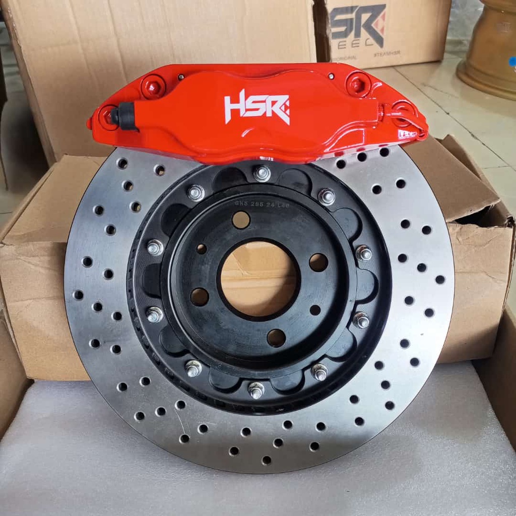 BIG BRAKE KIT BREMBO HSR 4 PISTON ORIGINAL FOR BRIO/JAZZ