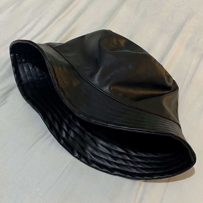 Leather Bucket Hat